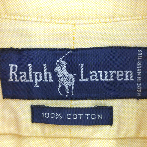 ラルフローレン RALPH LAUREN ポニー刺繍 ボタンダウンシャツ メンズ 15 1/2-34
