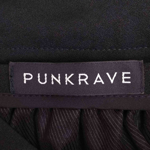 PUNKRAVE レースアップ ギャザー アシンメトリー ティアード ミニスカート レディース