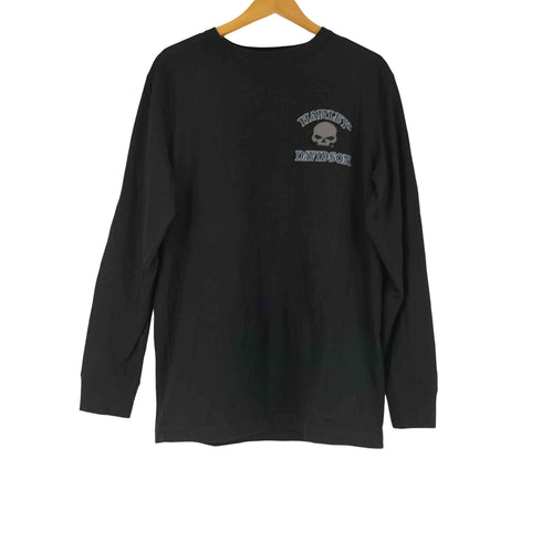 ハーレーダビッドソン HARLEY-DAVIDSON スカル ロングスリーブ Tシャツ メンズ import:S
