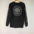 ハーレーダビッドソン HARLEY-DAVIDSON スカル ロングスリーブ Tシャツ メンズ import:S