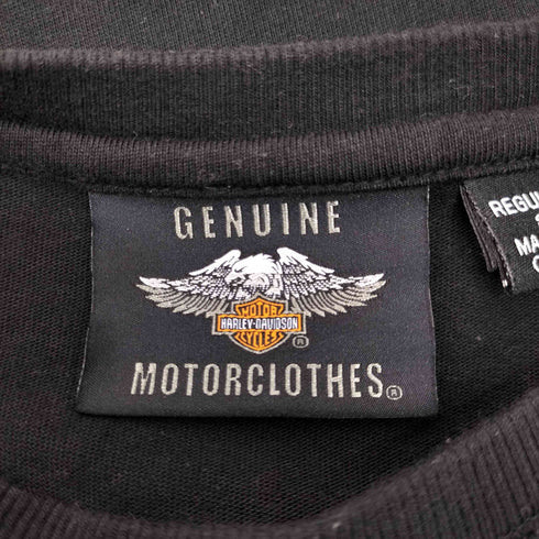 ハーレーダビッドソン HARLEY-DAVIDSON スカル ロングスリーブ Tシャツ メンズ import:S