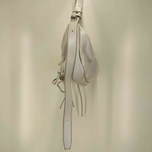 マーティンキム Matin Kim HALF SHIRRING RIBBON ROUND BAG ハーフ シャーリング リボン ラウンド バッグ レディース
