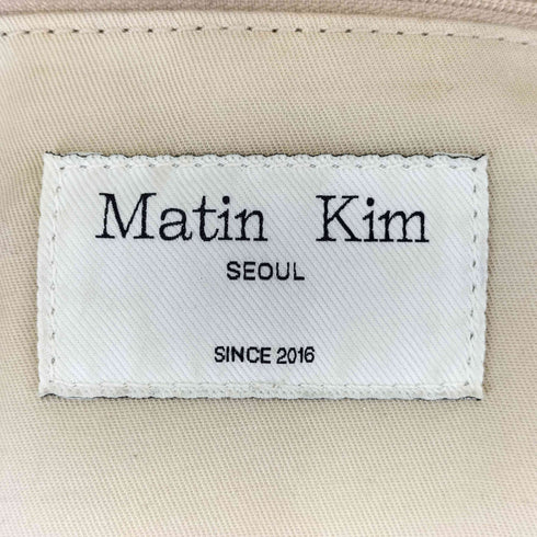 マーティンキム Matin Kim HALF SHIRRING RIBBON ROUND BAG ハーフ シャーリング リボン ラウンド バッグ レディース