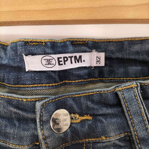 エピトミ EPTM 裾ジップアップ ダメージ加工 スキニーデニム メンズ US:32-33