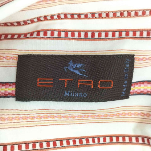 エトロ ETRO ストライプ BDシャツ メンズ 41