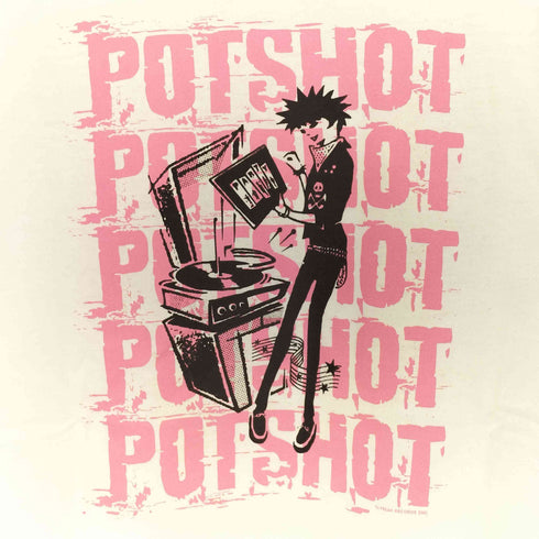 フルーツオブザルーム FRUIT OF THE LOOM バンドプリントクルーネックTシャツ メンズ import:S
