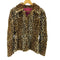 COMPLETE girls ラビットファー レオパード柄 ファー ジャケット レディース S/M
