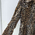 COMPLETE girls ラビットファー レオパード柄 ファー ジャケット レディース S/M