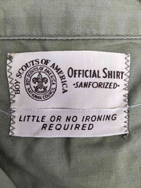 ボーイスカウトオブアメリカ BOY SCOUTS OF AMERICA 80S~ S/S オープンカラー シャツ メンズ
