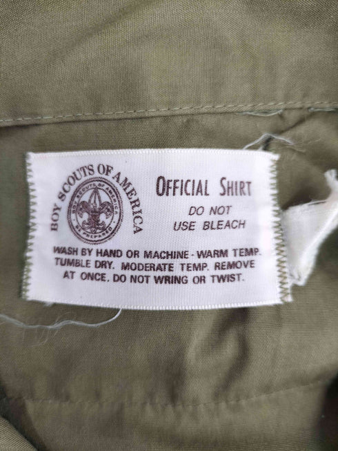 ボーイスカウトオブアメリカ BOY SCOUTS OF AMERICA 80S~ S/S オープンカラー シャツ メンズ