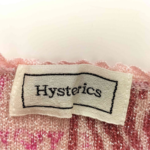 ヒステリックス HYSTERICS 90S プリントラメリブキャミソール Y2K レディース