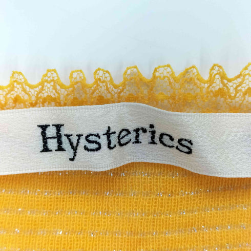 ヒステリックス HYSTERICS 90S プリントラメレースキャミ Y2K レディース FREE