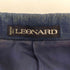 レオナール LEONARD 80s シルク100 ビジュー テーラードジャケット レディース 胸囲88 腰囲97