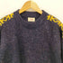 シスレー SISLEY イタリア製 模様 ライン ウール セーター レディース import:M