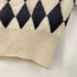 ヴァレンティノガラヴァーニ VALENTINO GARAVANI 90S ダイア 総柄 刺繍 ニット べスト メンズ EUR:46