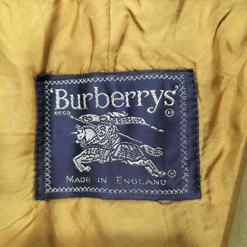 バーバリーズ BURBERRYS 80s 英国製 SHEARFORD ノバチェック ライナー ステンカラーコート バルマカーンコート メンズ 46