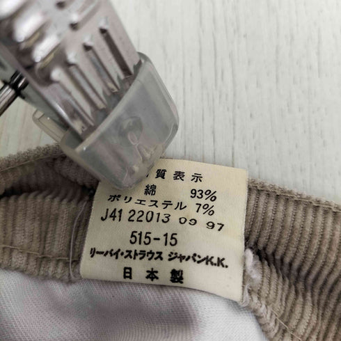 リーバイス Levis 日本製 515-15 コーデュロイパンツ メンズ 31inch