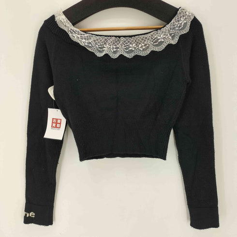 エピヌ epine lace knit & pleats skirt レースニット プリーツスカート レディース FREE