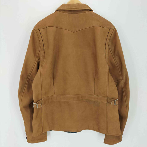オールドクロウ OLD CROW SPEED SHOP LEATHER SPORTS JACKET スピード・ショップ・レザー・スポーツ・ジャケット メンズ JPN:L