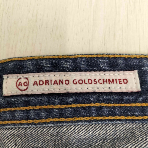 エージーアドリアーノゴールドシュミット AG / ADRIANO GOLDSCHMIED tambourine straight leg ダメージリペア加工 メンズ 29inch