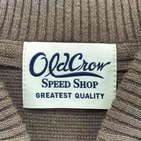 オールドクロウ OLD CROW FOUR CYL. RACING. - KNIT BLOUSON フォー・シリンダー・レーシング・ニット・ブルゾン メンズ JPN:M