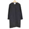 オペークドットクリップ OPAQUE.CLIP cashmere&wool カシミヤ混 ノーカラー コート レディース JPN:L