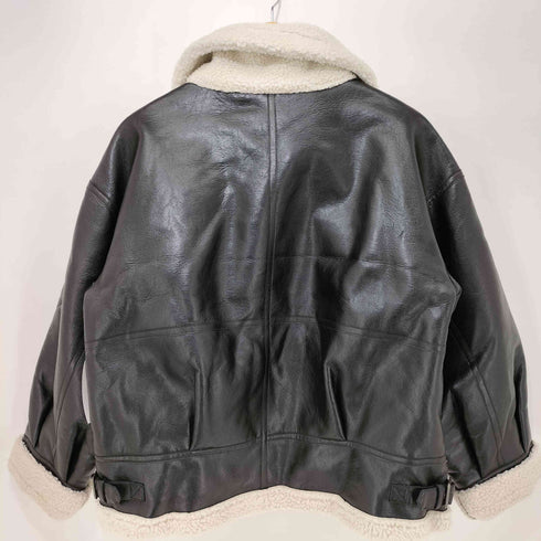 イング INGNI B-3 ボア ムートン レザー ジャケット レディース JPN:M