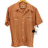 オールドクロウ OLD CROW MC SERVICEMAN - S/S WORK SHIRTS / PINK」S/Sワークシャツ メンズ JPN:L