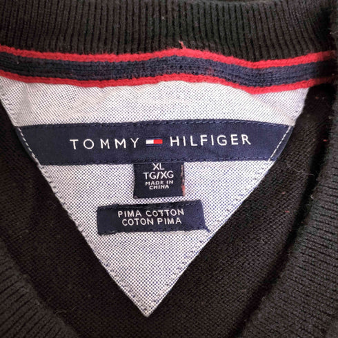 トミーヒルフィガー TOMMY HILFIGER コットンクルーネックセーター メンズ JPN:XL
