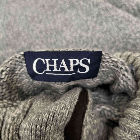 チャップス CHAPS ハーフジップ エルボーパッチセーター メンズ