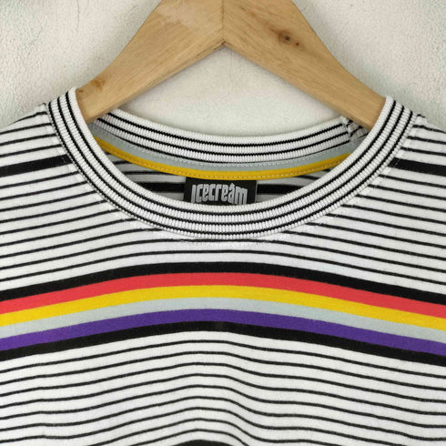 アイスクリーム ICE CREAM rainbow S/S knit メンズ JPN:M