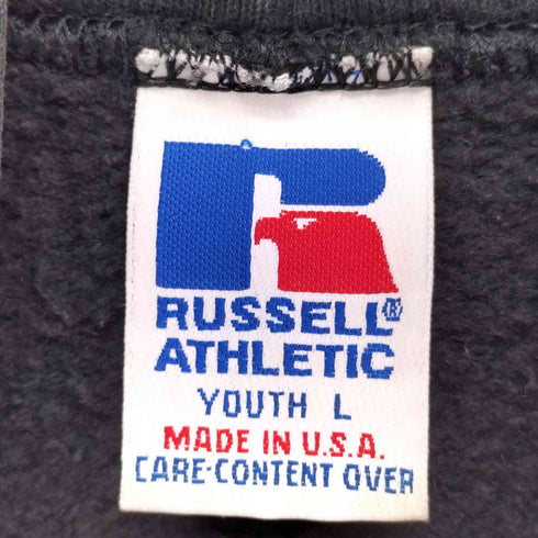 ラッセルアスレチック RUSSELL ATHLETIC 90s USA製 Alameda Alagators プリント スナップボタン プルオーバーパーカー レディース YOUTH L