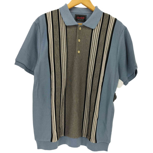 ギャングスタビル GANGSTERVILLE MANHATTAN CLUB-KNIT S/S SHIRTS 半袖ニットポロシャツ メンズ JPN:L
