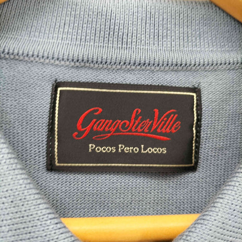 ギャングスタビル GANGSTERVILLE MANHATTAN CLUB-KNIT S/S SHIRTS 半袖ニットポロシャツ メンズ JPN:L