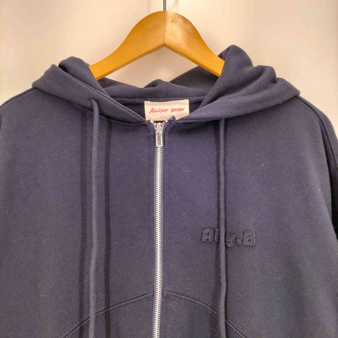 ALLISON BROWN ZIP HOODIE ジップ パーカー レディース FREE