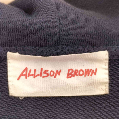 ALLISON BROWN ZIP HOODIE ジップ パーカー レディース FREE