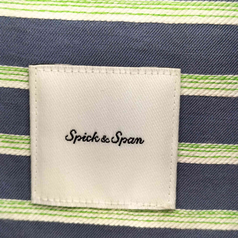 スピックアンドスパン Spick and Span EMMETEX ストライプシャツワンピース レディース FREE