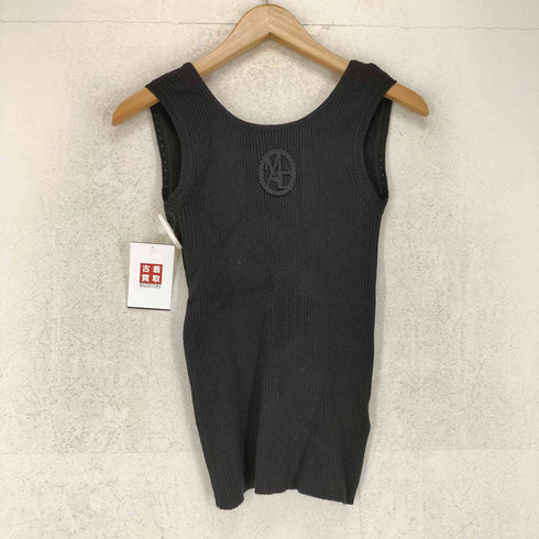 アメリ AMERI MEDI CONCEPT LOGO KNIT TANK TOP コンセプト ロゴ ニット タンクトップ レディース FREE