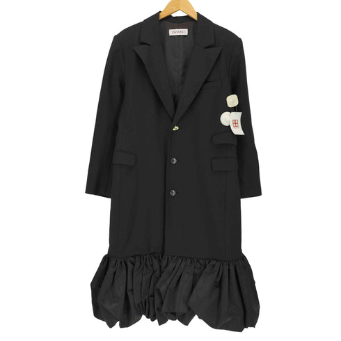 ヴィヴィアーノ VIVIANO 23AW 剣襟 ティアードドッキングコート レディース JPN:M