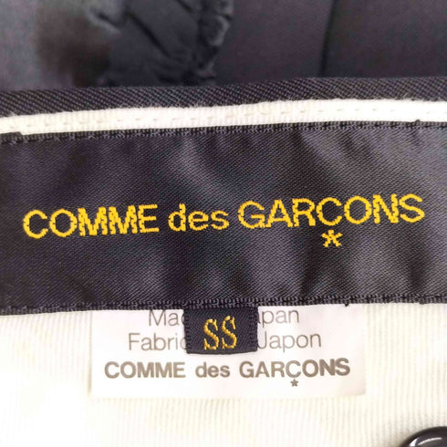 コムデギャルソン COMME des GARCONS 08AW 異素材切替 フリル装飾 2タックショートパンツ メンズ SS
