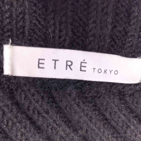 エトレトウキョウ ETRE TOKYO ハーフジップ タートル ニットベスト レディース F