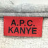アーペーセー A.P.C. KANYE WEST hoodie ケニーウェストフーディ― サイドスリット半袖パーカー メンズ import:XS