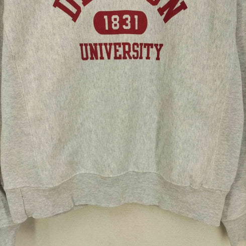 チャンピオン Champion 00S 青タグ フロントカレッジプリント REVERSE WEAVE リバースウィーヴ クルーネックスウェット メンズ import:M