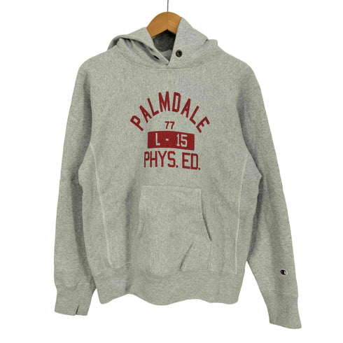 チャンピオン Champion 青単タグ 復刻 フロントカレッジプリント REVERSE WEAVE リバースウィーヴ プルオーバーパーカー メンズ import:XL
