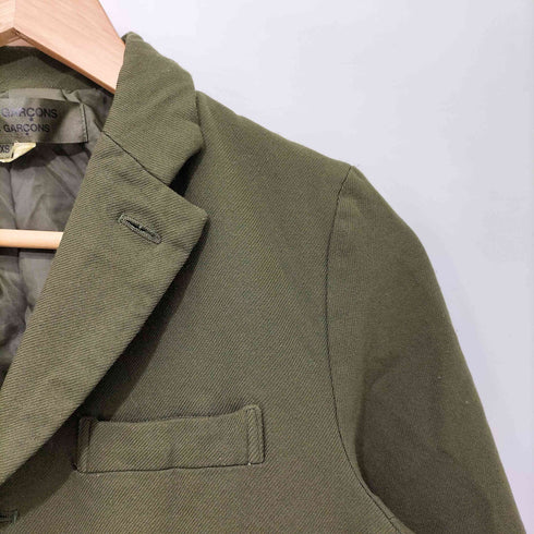 コムデギャルソンコムデギャルソン COMME des GARCONS COMME des GARCONS 10SS AD2009 ポリ縮絨 七分袖 テーラードジャケット レディース JPN:XS