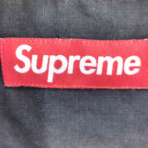 シュプリーム Supreme 24SS Panel Linen S/S Shirt メッシュ パネル リネン 半袖シャツ メンズ S