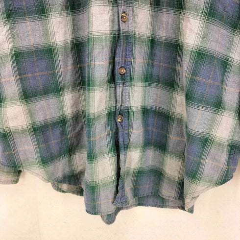 セントジョンズベイ STJOHNS BAY 90S ボタンダウン チェック長袖ネルシャツ メンズ import:XL