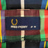 フレッドペリー FRED PERRY タータンチェック 半袖ワンピース レディース バスト79-87 身長154-162