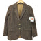 ハリスツイード Harris Tweed USA製 ウール ツイード 2B テーラードジャケット レディース
