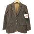 ハリスツイード Harris Tweed USA製 ウール ツイード 2B テーラードジャケット レディース